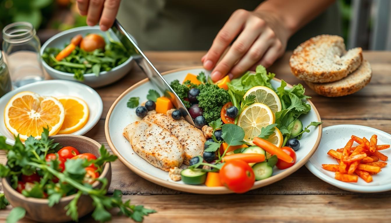 Ingredients prepared for a fast weeknight meal